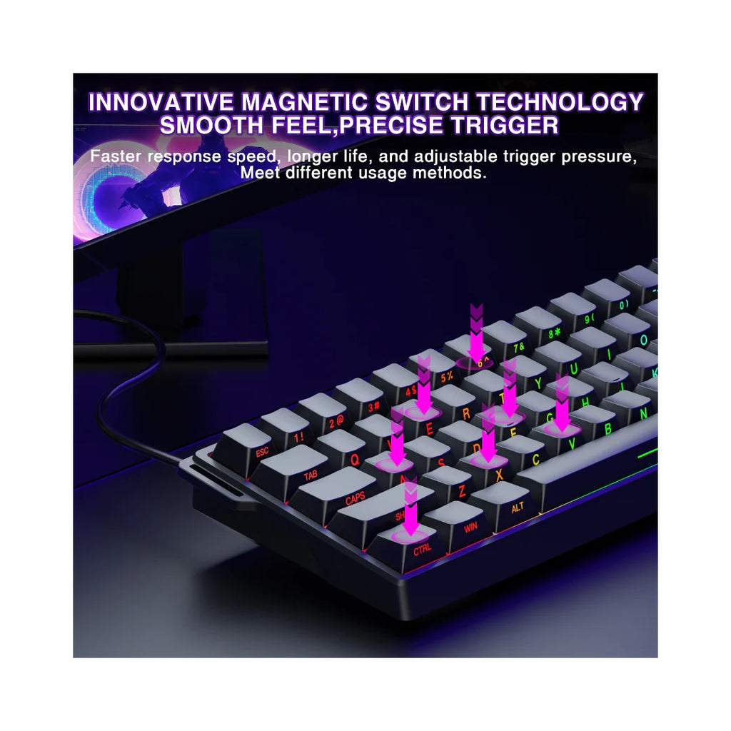 AULA WIN60 HE Wired Magnetic Keyboard