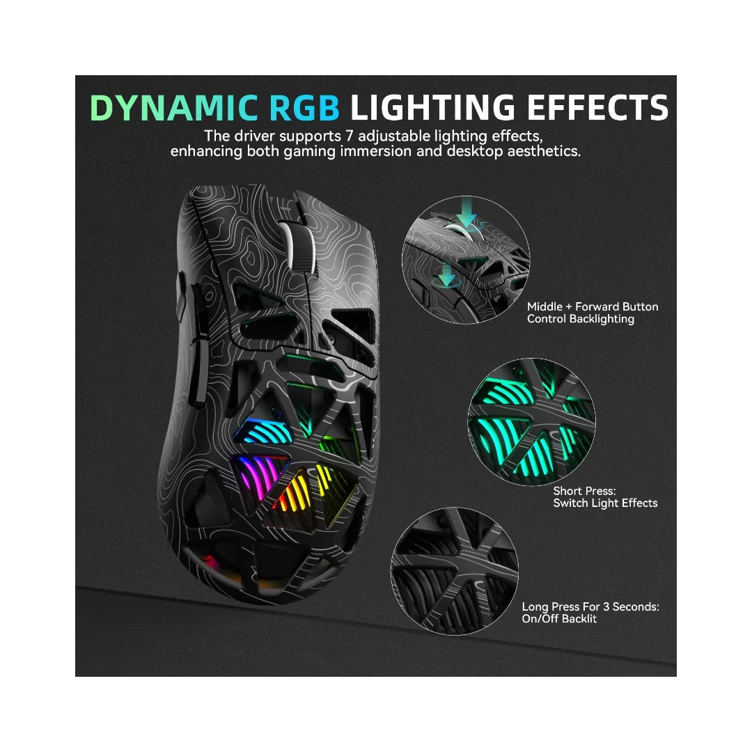 AULA SC620 Tri-Mode Wireless Gaming Mouse
