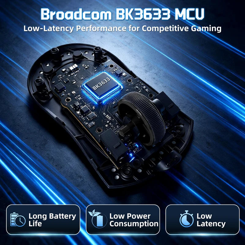 ATTACK SHARK X11 PRO V2 Wireless Gaming Mouse with TFT Display Charging Dock