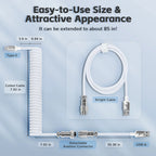 ATTACK SHARK C01PRO Coiled Cable