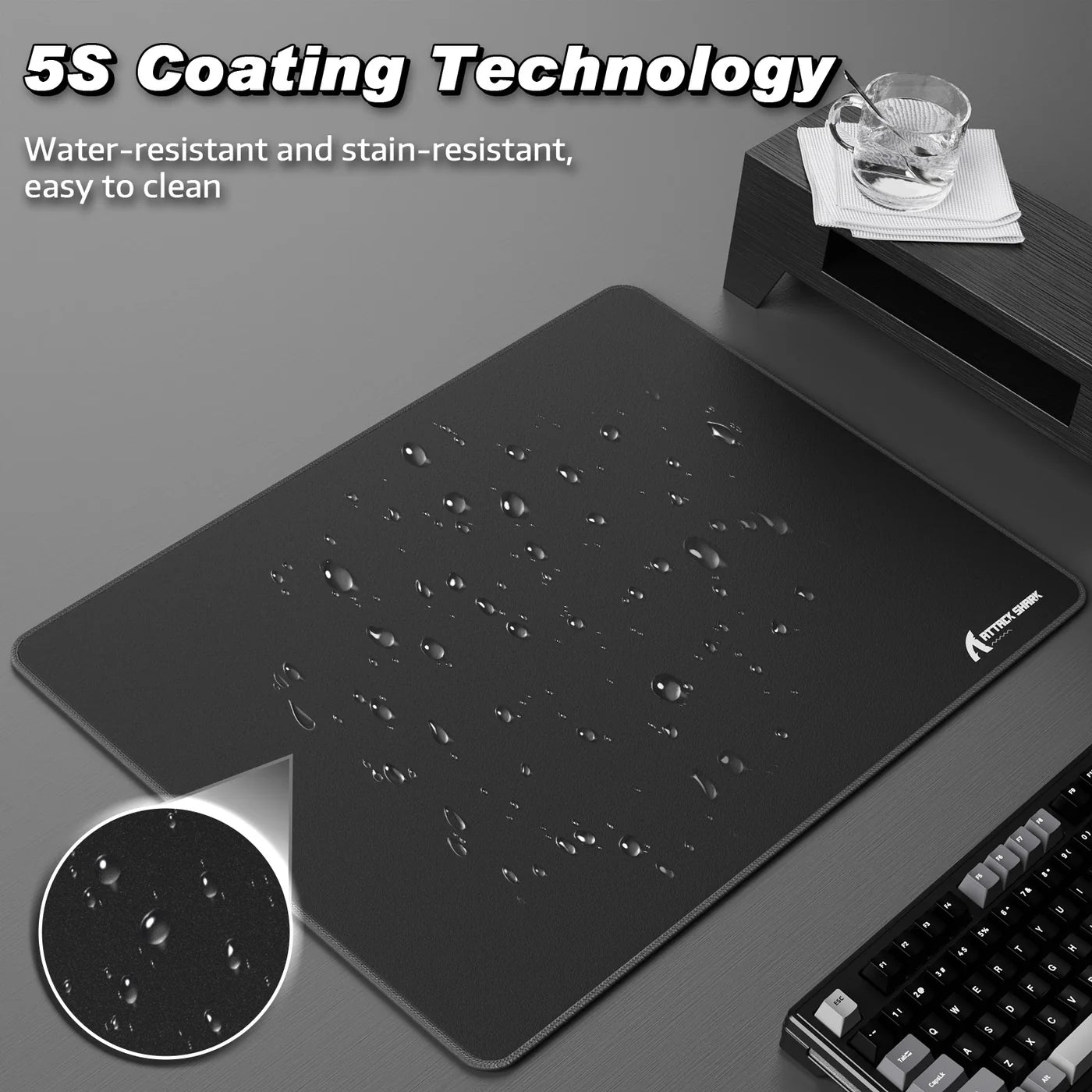 ATTACK SHARK CM02SE eSport Gaming Mousepad (450x400x4 MM)