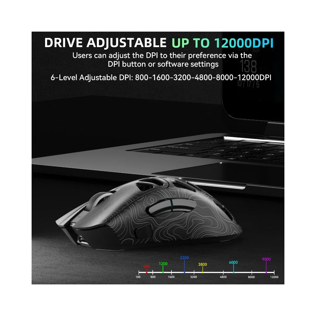 AULA SC620 Tri-Mode Wireless Gaming Mouse