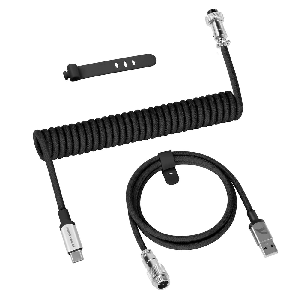 ATTACK SHARK C01PRO Coiled Cable