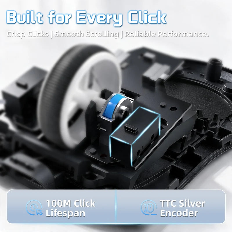 ATTACK SHARK X11 PRO V2 Wireless Gaming Mouse with TFT Display Charging Dock