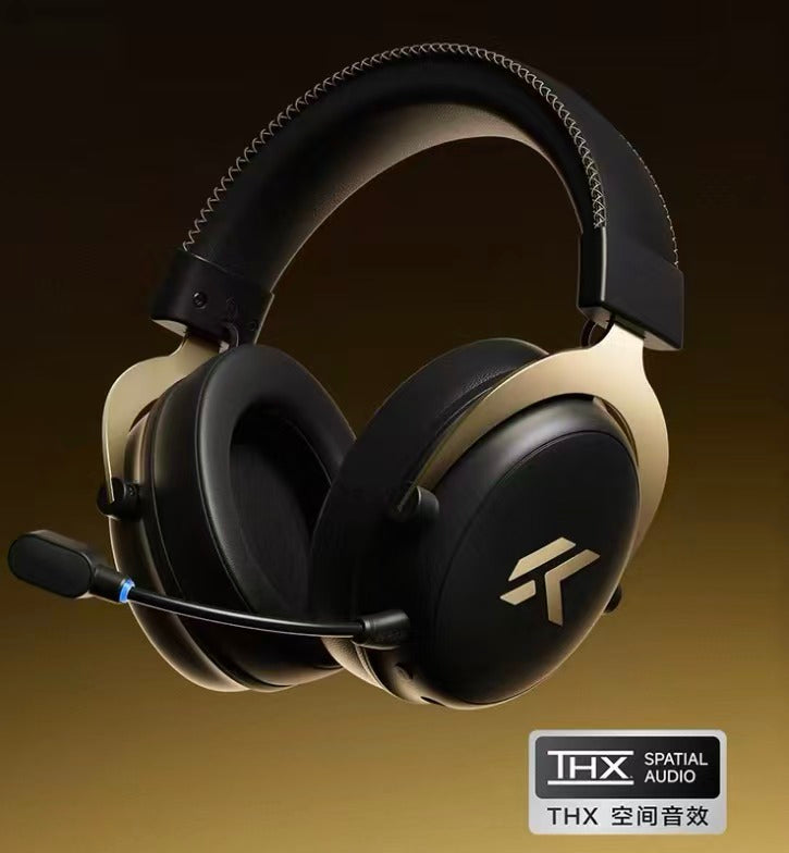 MCHOSE V9 Pro 2 Gaming Headset - Midnight Gold