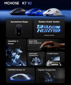 MCHOSE K7 V2 Ultra+ Wireless Gaming Mouse