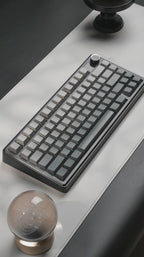 AULA F75 MAX 75% RGB Mechanical Wireless Gaming Keyboard (Topographic Keycaps Gray-Black)